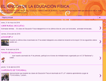 Tablet Screenshot of elrincondelaeducacionfisica.blogspot.com