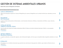 Tablet Screenshot of gestiondesistemasambientalesurbanos.blogspot.com