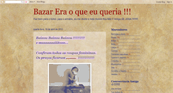 Desktop Screenshot of bazareraoqueeuqueria.blogspot.com