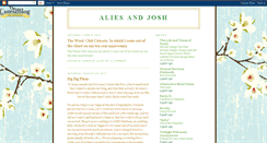 Desktop Screenshot of aliesnjosh.blogspot.com