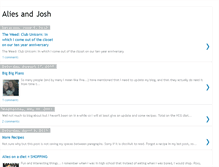 Tablet Screenshot of aliesnjosh.blogspot.com