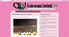 Desktop Screenshot of eunaosoumanegarrincha.blogspot.com