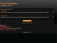 Tablet Screenshot of coxiapedagogica.blogspot.com