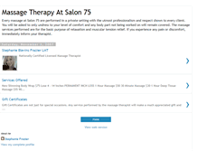 Tablet Screenshot of massagetherapyatsalon75.blogspot.com