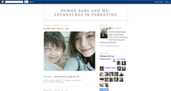 Desktop Screenshot of demonbabyandme.blogspot.com