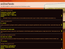 Tablet Screenshot of endireitandoeendireitando.blogspot.com