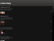 Tablet Screenshot of celeb-diary.blogspot.com