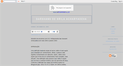 Desktop Screenshot of darshans-de-srila-acharyadeva.blogspot.com