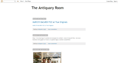 Desktop Screenshot of antiquaryroom.blogspot.com