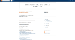 Desktop Screenshot of licenciaturadekarlamorales.blogspot.com