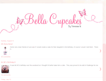 Tablet Screenshot of bellacupcakes.blogspot.com