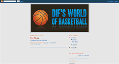 Desktop Screenshot of difsworldofbasketball.blogspot.com