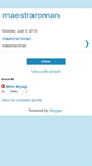 Mobile Screenshot of maestraroman.blogspot.com