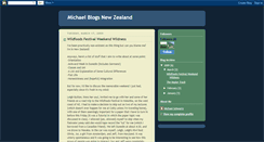 Desktop Screenshot of michaelblogsnewzealand.blogspot.com