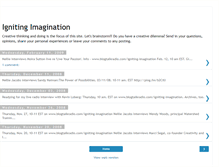 Tablet Screenshot of ignitingimagination.blogspot.com
