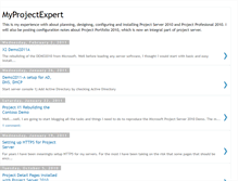 Tablet Screenshot of myprojectexpert.blogspot.com