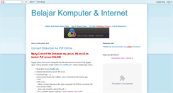 Desktop Screenshot of belajar-kawan.blogspot.com