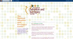 Desktop Screenshot of adoptionandsurrogacycenter.blogspot.com