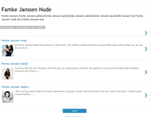 Tablet Screenshot of famkejanssen-nude.blogspot.com