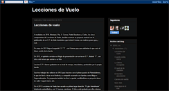 Desktop Screenshot of leccionesdevueloband.blogspot.com
