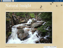 Tablet Screenshot of naturalinsight.blogspot.com