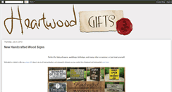 Desktop Screenshot of heartwoodgifts.blogspot.com