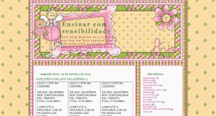 Desktop Screenshot of ensinarcomsensibilidade.blogspot.com
