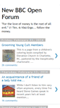 Mobile Screenshot of newbbcopenforum.blogspot.com