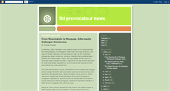 Desktop Screenshot of fbiprovocateurnews.blogspot.com