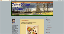 Desktop Screenshot of comeawayhome.blogspot.com