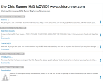 Tablet Screenshot of chicrunner.blogspot.com