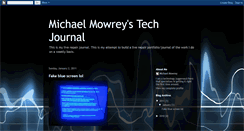 Desktop Screenshot of michaeltechjournal.blogspot.com