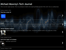Tablet Screenshot of michaeltechjournal.blogspot.com