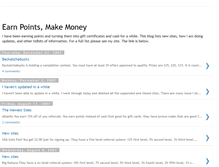 Tablet Screenshot of earnpointsmakemoney.blogspot.com