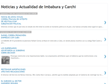 Tablet Screenshot of noticiasyactualidadimbabura.blogspot.com