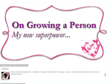 Tablet Screenshot of growing-a-person.blogspot.com