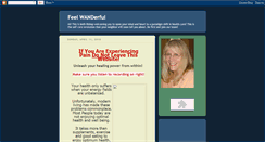 Desktop Screenshot of feelwanderful.blogspot.com