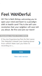 Mobile Screenshot of feelwanderful.blogspot.com