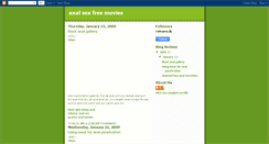 Desktop Screenshot of analsexfreemovies.blogspot.com