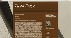 Desktop Screenshot of eueaoracao.blogspot.com