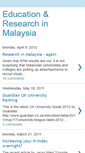 Mobile Screenshot of eduresearchmalaysia.blogspot.com