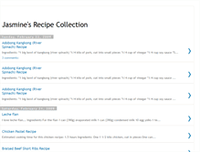 Tablet Screenshot of jasmine-recipecollection.blogspot.com