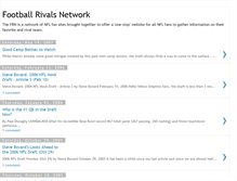 Tablet Screenshot of footballrivals.blogspot.com