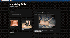 Desktop Screenshot of kinkywife.blogspot.com