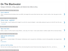Tablet Screenshot of ontheblackwater.blogspot.com