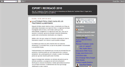 Desktop Screenshot of esportirecreacio2010.blogspot.com