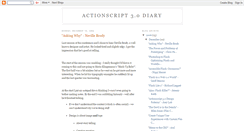 Desktop Screenshot of actionscriptdiary.blogspot.com