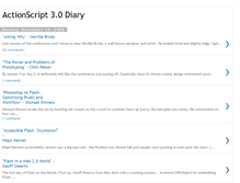 Tablet Screenshot of actionscriptdiary.blogspot.com