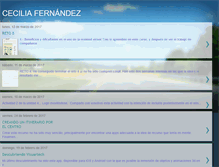 Tablet Screenshot of cecilia-fernandez.blogspot.com