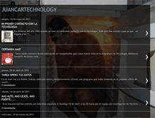 Tablet Screenshot of juancar-juancartechnology.blogspot.com